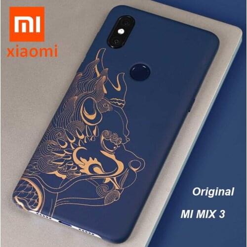 Official xiaomi mi Mix 3 case ( 4G ) Mix3 beast limited Edition back cover Original xiaomi mi Mix3 full Protective case 6.39"