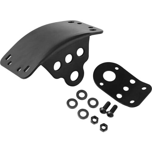 Bobber Chopper with Side Mount Motorcycle Light License Plate Bracket