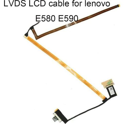 Connectors E580 LCD LVDS Video Cable For lenovo ThinkPad E590 E585 E595 E 580 595 30PIN 01LW416 DC02C00B310 DC02C00B320 on sale