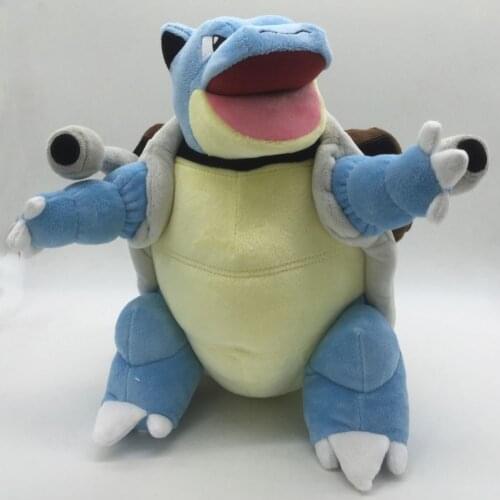 Pokemon series 30CM Squirtle evolution Blastoise plush toy Swire armor stuffed toys A birthday present for children