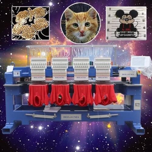 HO1504 like happy embroidery machine sale 15 colors tshirt/flat/cap embroidery machine with free machine embroidery designs