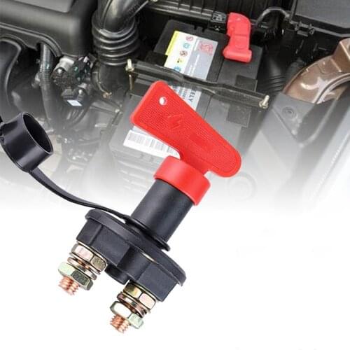 1PCS Car Universal Battery Main Cut Off Switch Auto Modified Disconnector Isolator Power Switch for Vehicle Boat Interior Parts