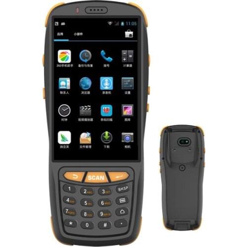 4 inch touch screen 3G Android 5.1 operation System Barcode Scanner Handheld PDA with 5MP camera