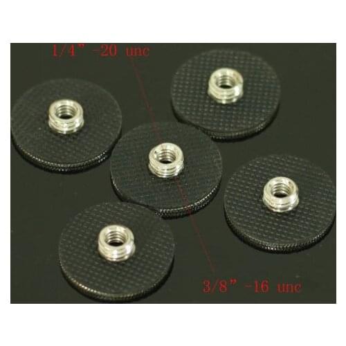 5pcs Rock Steady Steel 1/4"-20 female to 3/8"-16 male Bushing Adapter/Tripod