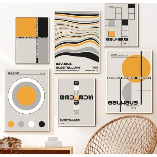 Abstract Line Geometric Pattern Minimalist Wall Art Canvas Painting Nordic Poster And Prints Wall Pictures For Living Room Decor