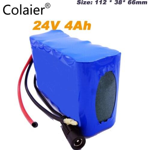 Colaier 24V 4000 18650 Battery pack 25.2V 4000mAh Rechargeable Battery Mini Portable Charger For LED/Lamp/Camera