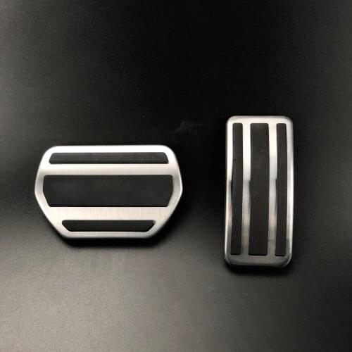 Car Accessories Stainless Steel Non-slip Brake Fuel Accelerator Pedal Fit For Peugeot 301 2008 Citroen C4 Hatch C4L C3-XR Elysee