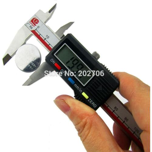 Guanglu famous brand 100mm 4" Digital CALIPER VERNIER GAUGE MICROMETER Gem Caliper