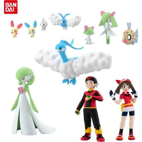 Original Bandai Pokemon Hoenn Region 2 Scale World 1/20 Action Figure Set Brinquedos Anime Model Toys Gifts for boys