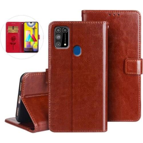 Phone Cover For Samsung Galaxy M31 SM-M315F Case Flip PU Leather Wallet Stand Capa For Samsung M31 Fashion Protective Shell Bag