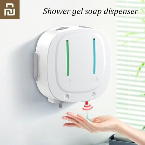 Youpin 1100ML Infrared sensor Soap Dispenser Wall-mount Shower Bath Shampoo Dispenser Liquid Soap Container Bathroom Accessories