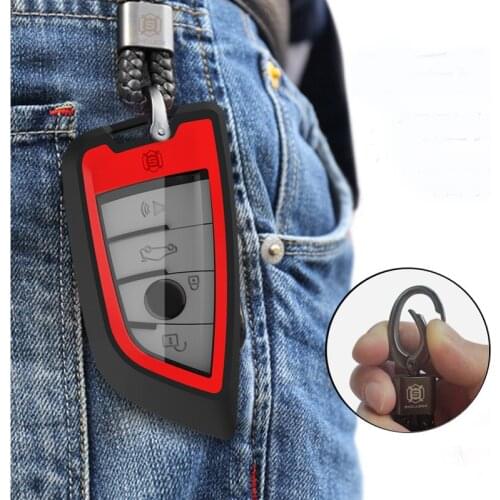 Wear resistant Soft TPU Car Styling Key Case Key Cover Shell Protector for BMW X5 F15 X6 F16 G30 7 Series G11 X1 F48 F39 Keyless