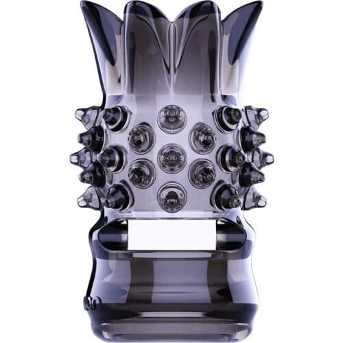 Pear Flower Needle Prickly Lock Ring Mens Anti-dropping Foreskin Blocking Compound Ring Bundle Fine Spike Ring Adult Products