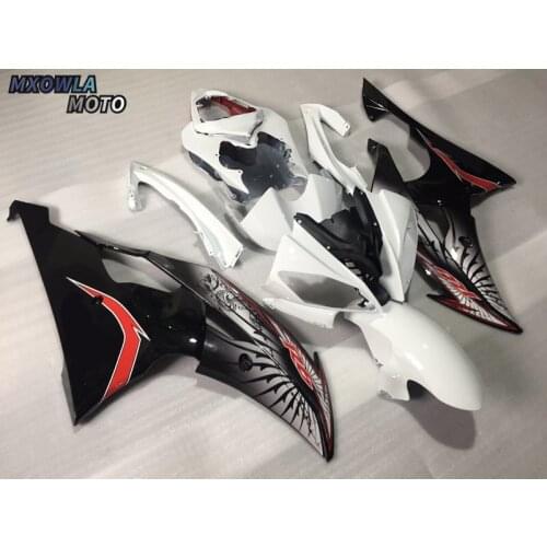 Lowest price fairing body kit for R6 08 09 10 11 12 13 red white black fairings 2008 2009 - 2013 YZF R6 fairing set