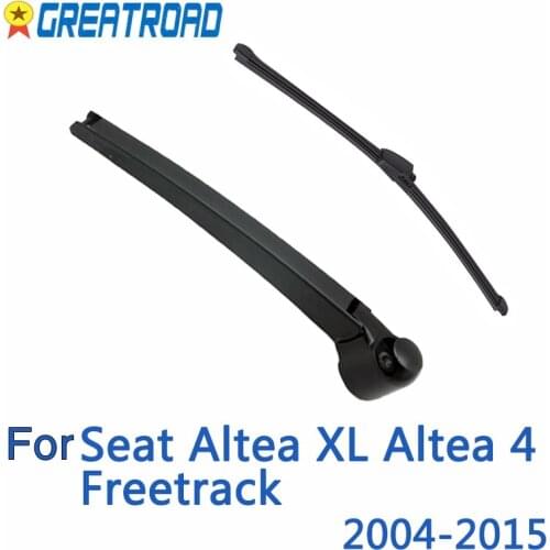 Wiper 11" Rear Wiper Blade & Arm Set Kit For Seat Altea XL Altea 4 Freetrack 2004-2015 Windshield Windscreen Rear Window