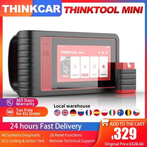 THINKCAR ThinkTool Mini Full System Diagnostic Car Scanner Professional OBD2 Auto Code Reader ECU Coding Active Test EOBD Tool