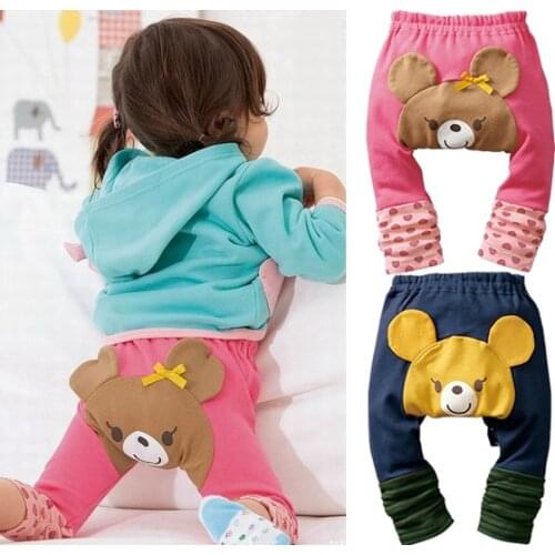 2020 New Cute Infant Baby Girl Lovely Cartoon Pants Girls Boys Clothes Children 0-2 Years Bebe Clothing Newborn Wholesale Pants