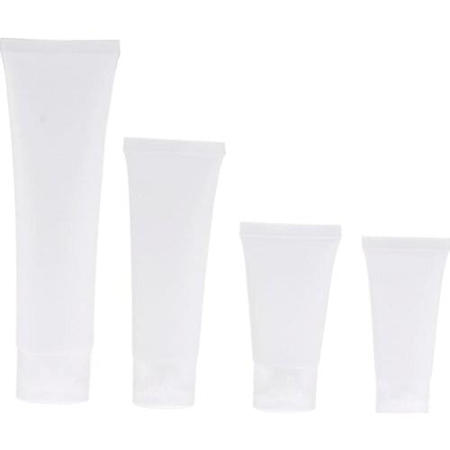 1Pc Empty Plastic Portable Tubes Squeeze Cosmetic Cream Lotion Travel Bottle