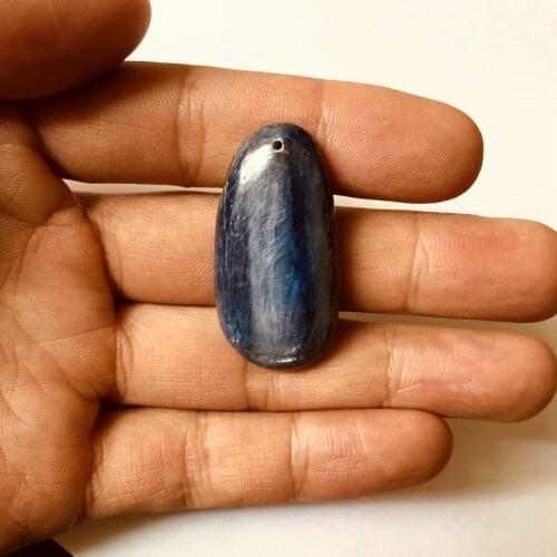 Sale 2ps/lot 100% Natural Blue Kyanite Bead Pendant Irregular Shape,Gem stone Bead Pendants 30mm