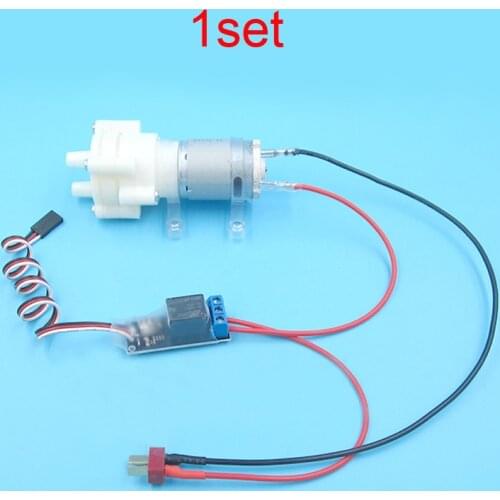 1Set 5mm 7mm Water Pump Switch Controller Relay Module with XT60/T Plug 4.8V-24V Water-cooling Controlling Parts for RC Tug Boat