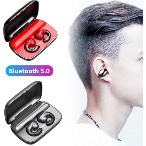 S19 Super Mini Bone Conduction TWS Plus Bluetooth 5.0 Handsfree Wireless Earphones Sport Earbuds For xiaomi huawei iphone