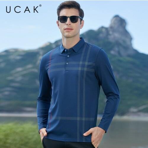 Мужские поло с длинным рукавом UCAK China At AliExpress