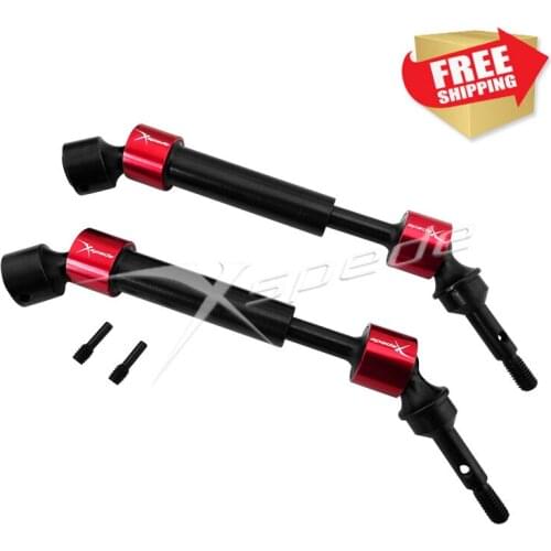 RC Parts Xspede Hot Racing Dual Slider CV Universal Joint Drive Shaft for trax E-REVO Summit 1 pair option upgrade