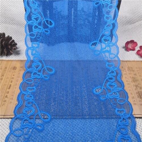 RR3129-1 Soft and fashion 22cm mesh chantilly lace for dress and lingerie