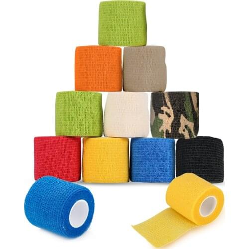 450cm Disposable Anti Slip Tattoo Bandage 1Pc Color Elastic Self Adhesive Handle Bandage Tattoo Pen Packaging Tape Tattoo Tool