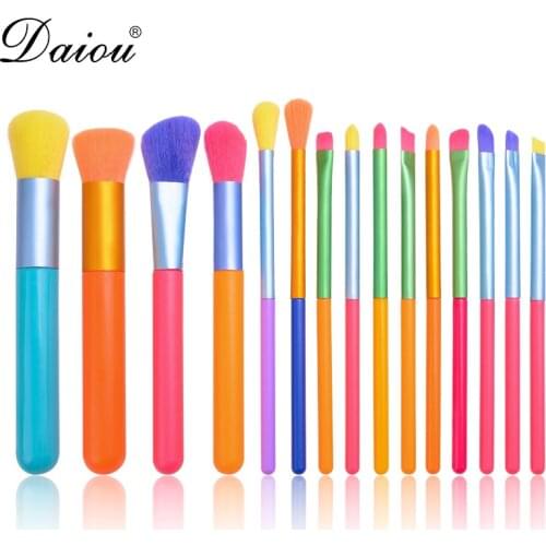 15PCS Makeup Brush Full Set of Portable Makeup Brush Foundation Eyeshadow Make Up Brush Set Blush Professional Beauty Tools