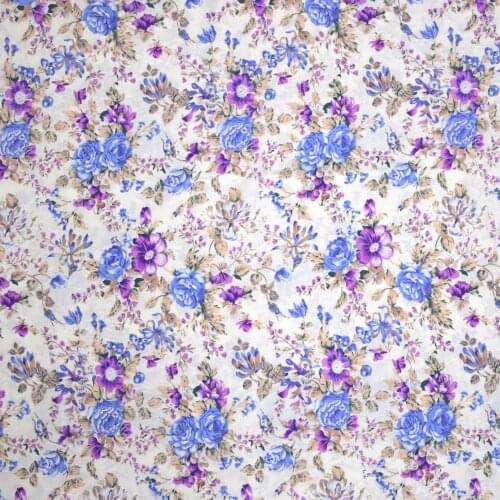 150cm with cotton poplin fabric sewings rose printed cotton fabric for handmade patchwork dress
