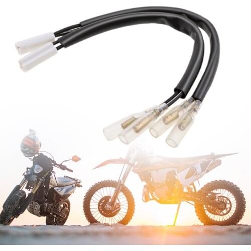 2 Pcs Turn Signal Marker Wire Adapter Plug Connectors For Yamaha YZF R1 YZF 600 R6 YZF-R6 2 Pin Connector Motorcycle Accessories