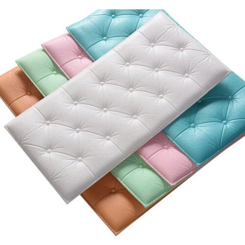 3D Wall Sticker Imitation Bedroom Decoration Waterproof Self Adhesive Wallpaper For Living Room Kitchen TV Backdrop