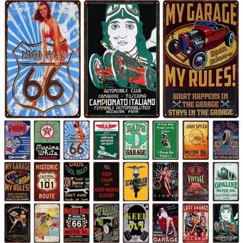 Aviation Products Metal Billboard Signage Decorative Card Retro Pilot Home Decoration Listing Metal Sign Room Decoration Plate