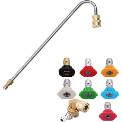 Pcs Cleaner Wand Attachment Gutter Rod & 1 Set Pressure Washer Accessories Kit