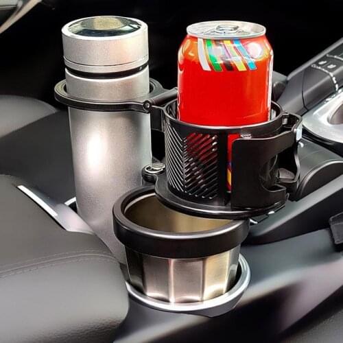 2 In 1 Cup Holder Vehicle-Mounted 360 Degree Rotating Air Outlet Cup Holder Slip-Proof Water Cup Holder Mobile Phone Bracket