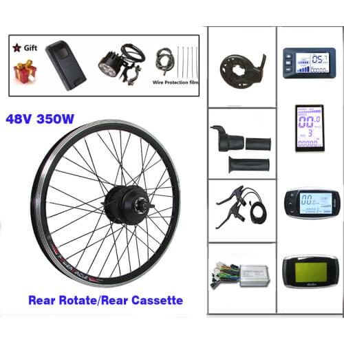 Electric Bike Conversion Kit 48V 500W Maxperfect Motor 16-29 inch 700c Front Rear wheel LCD Display E-bike Kit No Tax