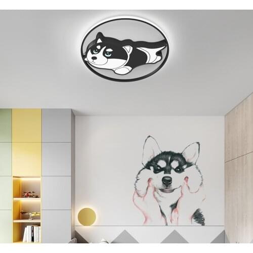 Creative Cute Pattern Ceiling Lamp LED Soft Light Eye Protection Bedroom Living Room Children Girls Room Decorative Lightings