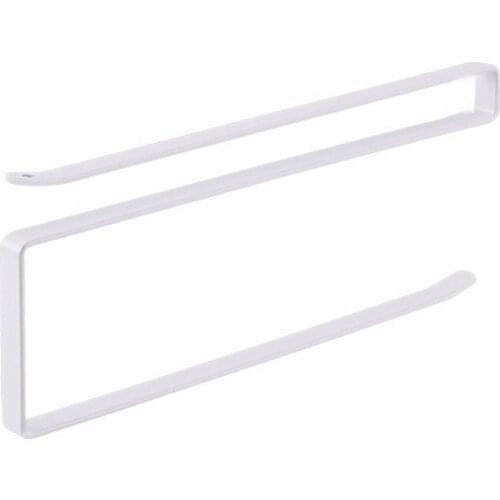 Kitchen Organizer Towel Rack Hanging Holder Bathroom Cabinet Cupboard Door Back Hanger Kitchen Supplies Convenient Accessories