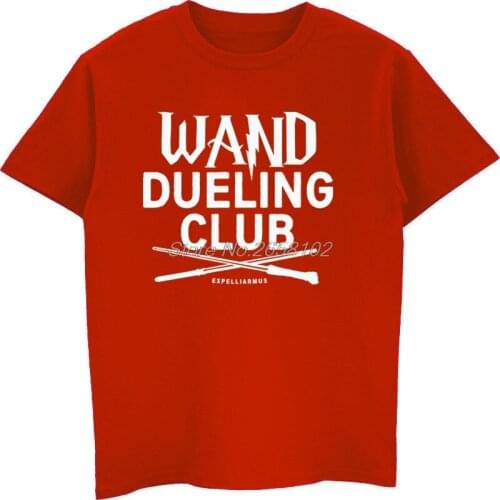 Summer Fashion Men O-Neck Cotton T Shirt Wand Dueling Club Potter Xmas Christmas Funny Unisex T-Shirt Cool Shirt Tees Tops