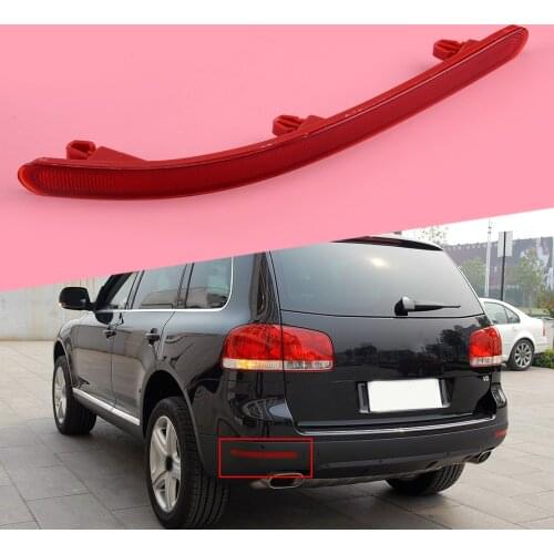 Left Rear Bumper Reflector Tail Light Lamp Red Accessories 7L6945105A Fit for VW Touareg 2003 2004 2005 2006 2007 2008 2009 2010