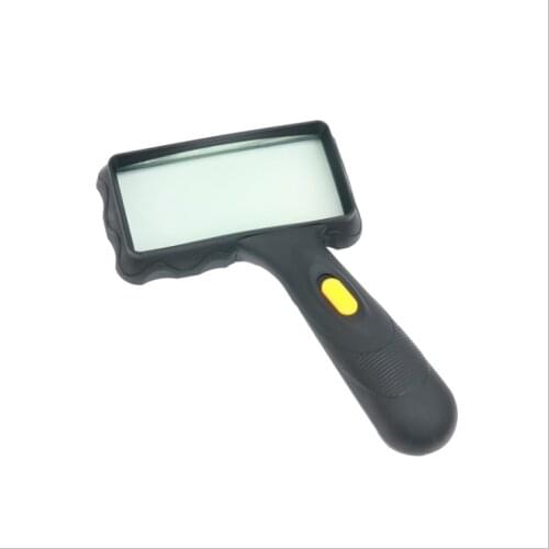 Newspaper Reading Magnifier Handheld Switching Rectangle Setting LED Magnifying Glass Loupe Helping Hand Aliexpress Wholesale