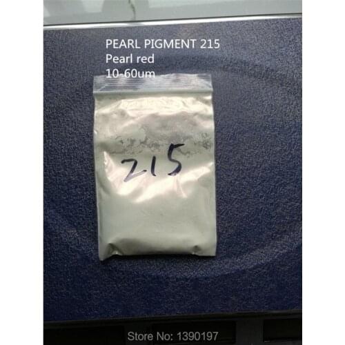 Natural mica pearl pigment powder 215, interference pearl red