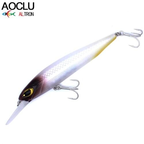 AOCLU Jerkbait wobblers 14cm 20g Depth 3.2m Hard Bait Minnow Crankbait Fishing lures magnet weight transfer system long casting