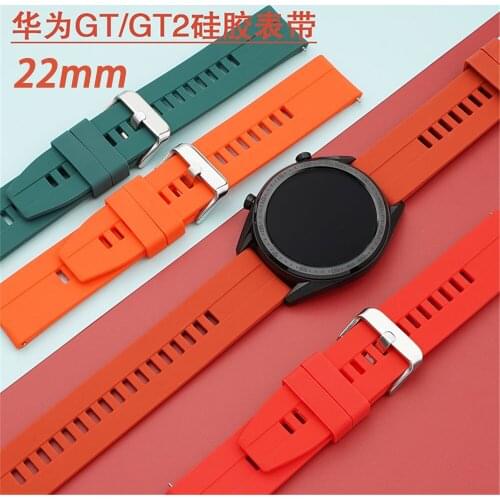 22MM Quick Release Straps For Huawei Watch GT 2 GT 46mm /GT 2e /HONOR Magic Bracelet Band Silicone Sport Correa Wrist Watchband