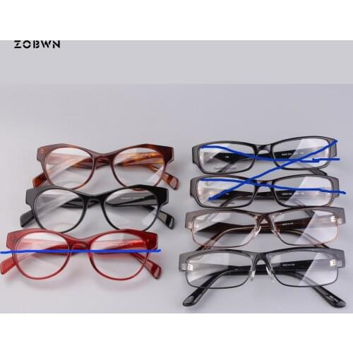 Mix wholesale cheap Cat Eye Glasses Frame Women Fashion Oversized Spectacle Frames Transparent Optical Eyeglasses Clear Eyeglass