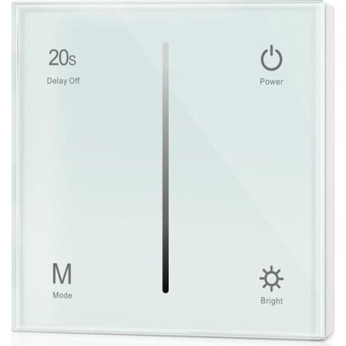 T18; Single color/1CH,20mA/CH Touch Panel 0-10V LED Dimmer; Output connect with 0/1-10V dimmable driver