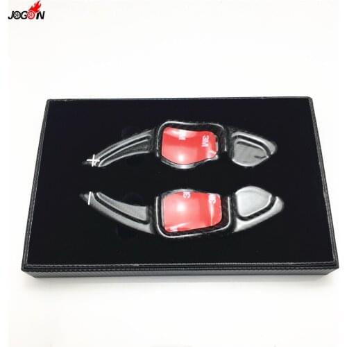 Carbon Fiber Steering Wheel Paddle Extension Shifter Trim For Volkswagen VW Golf 5 Golf 6 MK6 Golf GTI R SCIROCCO R20 R36 CC