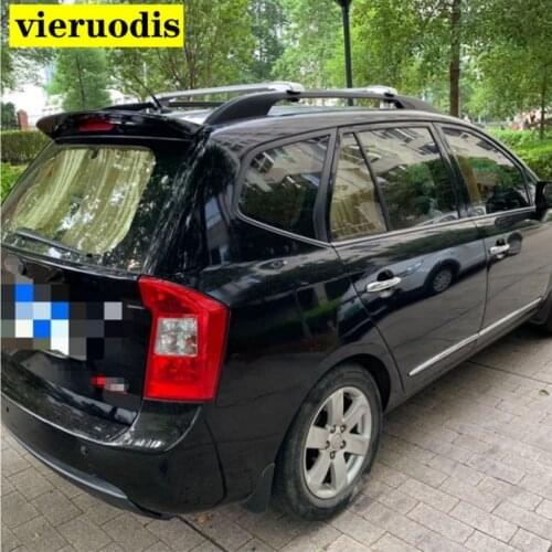 5pcs ABS high quality big rear window rear wing spoiler for 2007 2008 2009 2010 2011 kia carens by primer paint carens spoiler