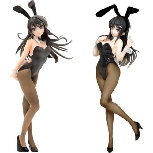 Japanese Anime Aobuta Sakurajima Mai Bunny Girl Ver Mai Senpai PVC Action Figure Toy Collectible Model Doll Gift